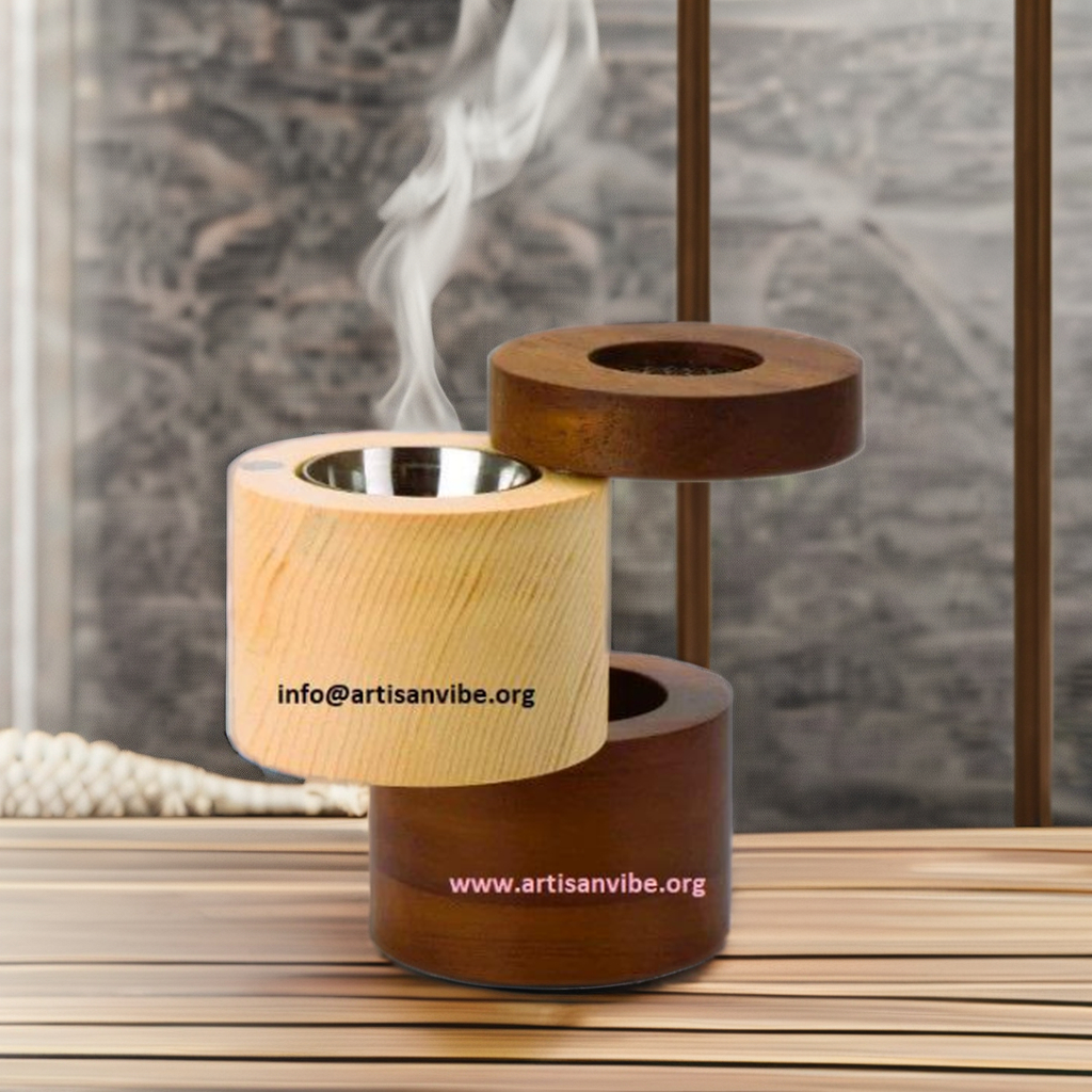 Wooden oud burner